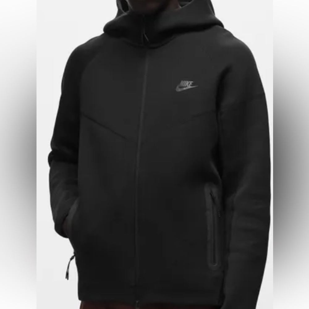 Nike Tech Black Full-Zip Hoodie